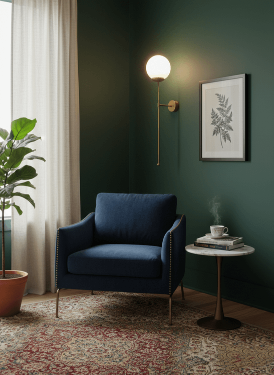 دیوارکوب دکوراتیو شیک طرح مینیمال برای بالای کنسول و اتاق خواب