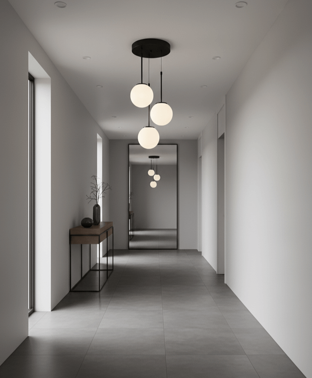 لوستر سه شعله مناسب برای راهرو