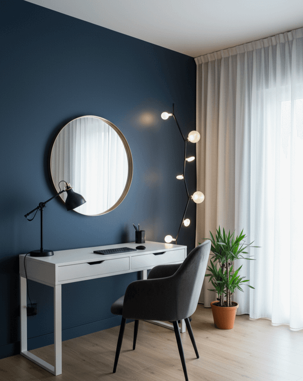 آباژور استند ایستاده لوکس با حبابهای کروی و عدسی سفید مناسب برای پذیرایی و اتاق خواب